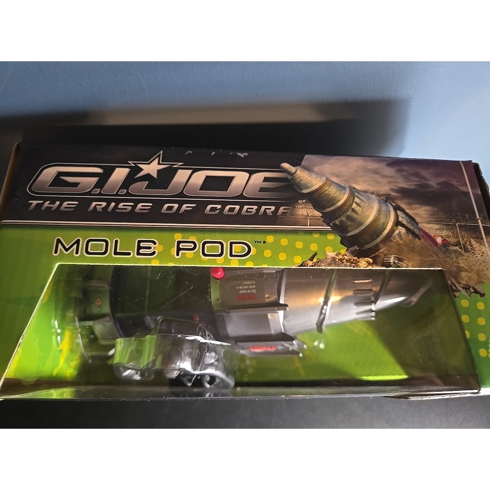 NEW G.I JOE RISE OF THE COBRA MOLE POD VEHICLE WITH TERRA VIPER FIGURE - Picture 4 of 8